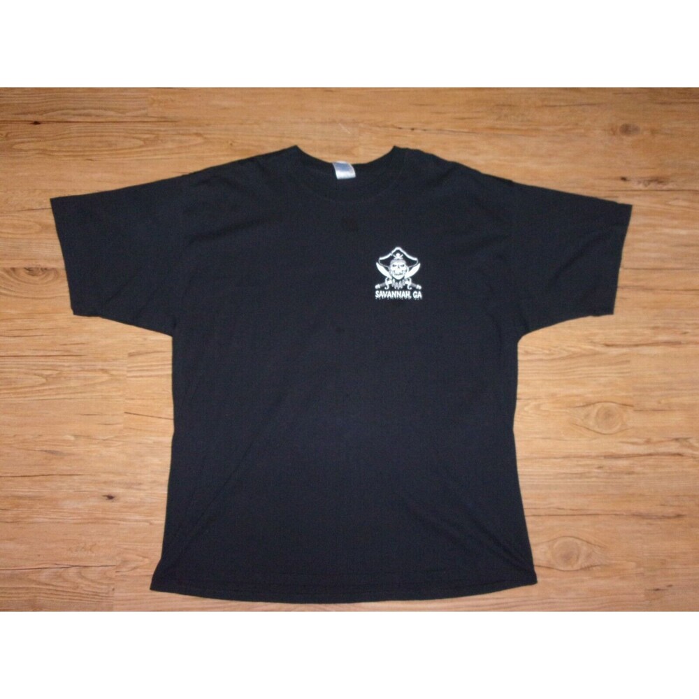 Pirate Skull Mutiny Savannah Georgia Graphic Tshirt size 2XL  2005.